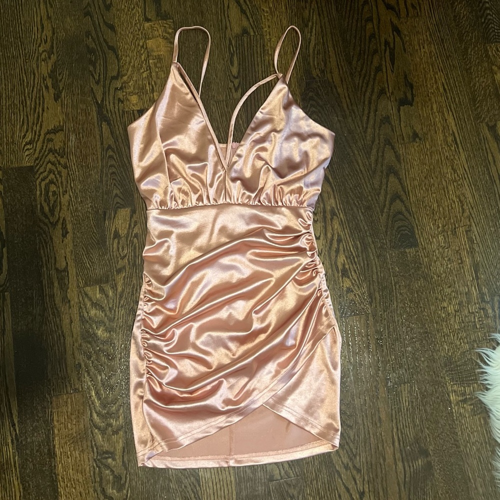 Pink cocktail dress